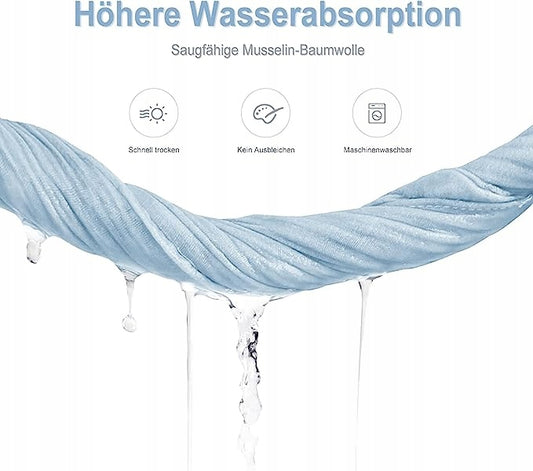 LULU MOON Bandana-Lätzchen mit Druckknopf 0–36 Monate x6 – Produktfoto 2