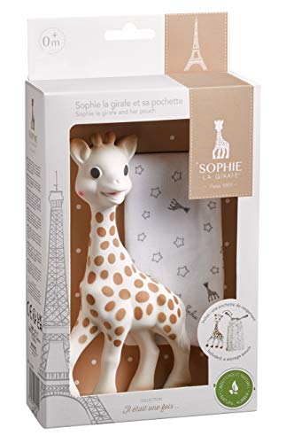 Sophie la Giraffe gryzak + woreczek do przechowywania - zdjęcie 2