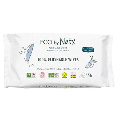 Eco by Naty chusteczki toaletowe dla noworodków 56 szt.