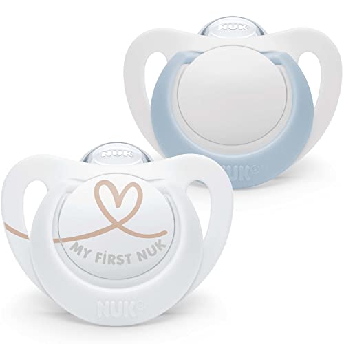 NUK Star smoczki uspokajające 2 szt. 0-2 mies. niebieskie