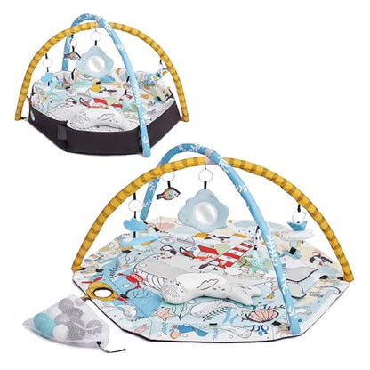 Kinderkraft Smartplay Sea mata edukacyjna z pałąkiem