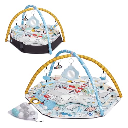 Kinderkraft Smartplay Sea mata edukacyjna z pałąkiem