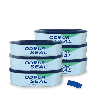 OdourSeal Nachfüllkassetten und Clip für Windeleimer