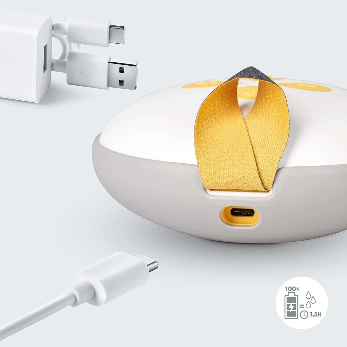 MEDELA SOLO laktator elektryczny 2-fazowy USB "N z ładowaniem USB i wbudowanym akumulatorem