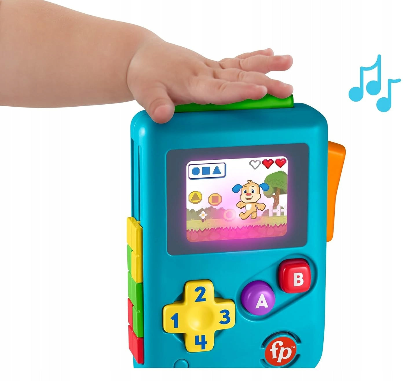 FISHER-PRICE Lil Gamer interaktywna konsola retro J.NIEMIECKI