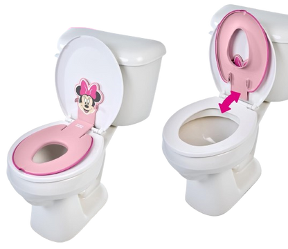 BRIGHT STARTS Flip & Sit toilet seat topper 18+ months, 23 kg, DISNEY MINNIE