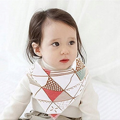 LULU MOON Bandana-Lätzchen mit Druckknöpfen 0-36 Monate x8