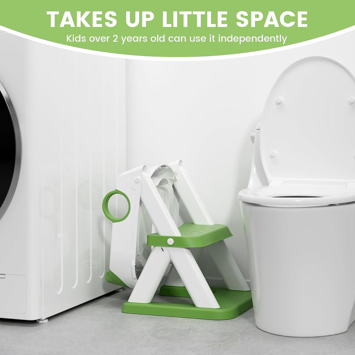 COOSEYA WC-Sitz mit integrierter Leiter 2-in-1 Frosch