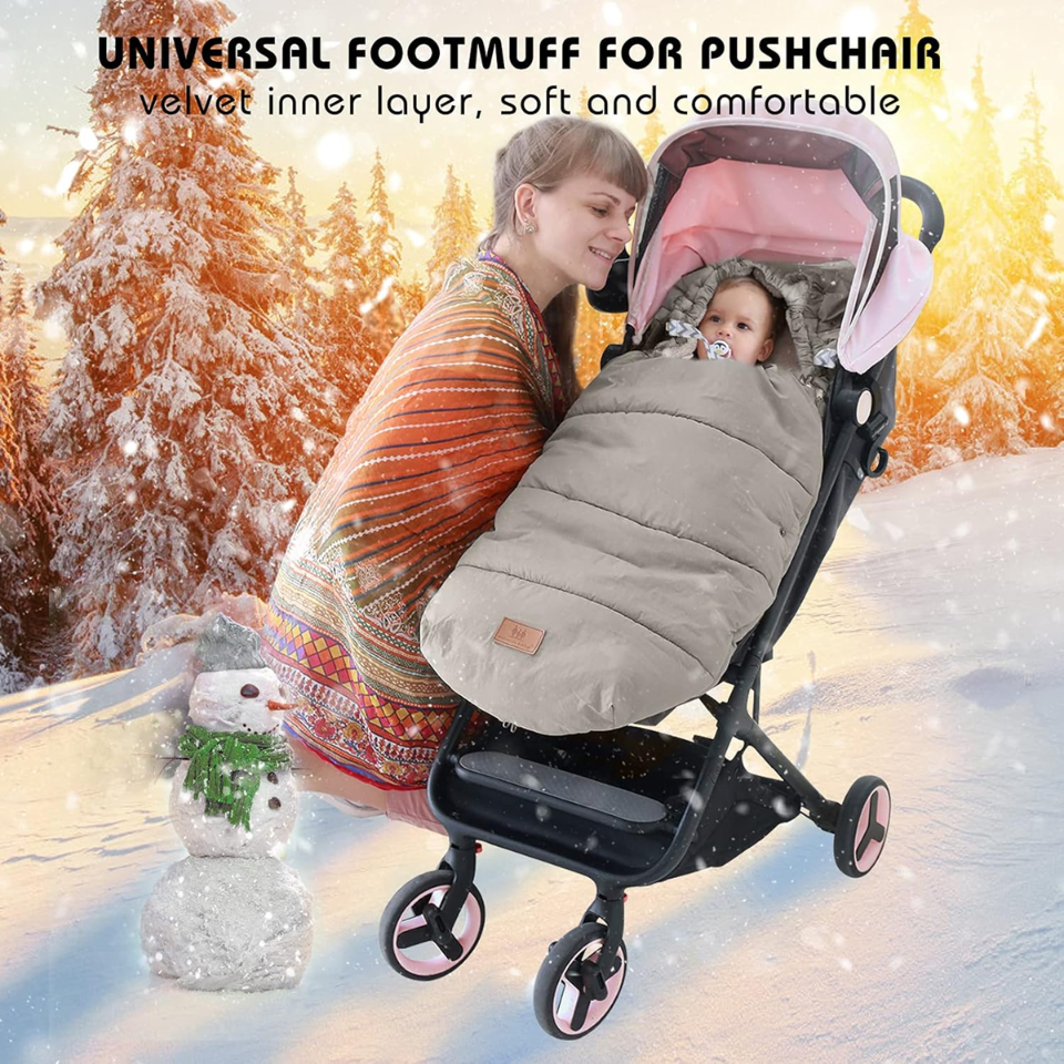 MIRACLE BABY Fußsack für Kinderwagen universell 90x48