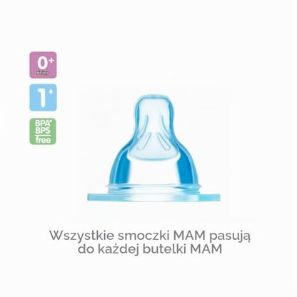 MAM Flaschensauger Größe 1 SkinSoft 0m+ x2