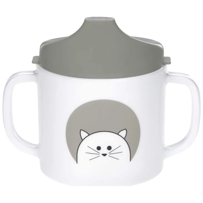 LASSIG Sippy Cup Little Chums Katze Trinkbecher 150 ml 6 Monate+