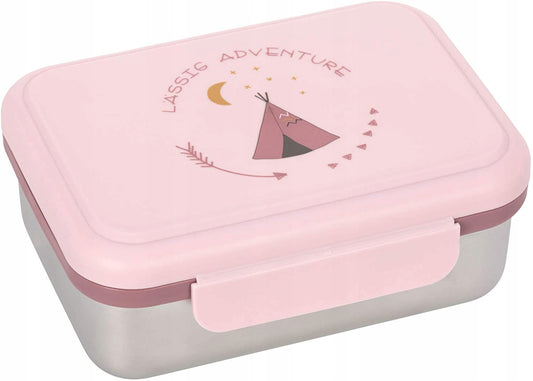LÄSSIG Adventure LUNCHBOX Edelstahl