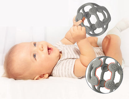 MCGMITT Beißball Silikon-Beißring 10 cm