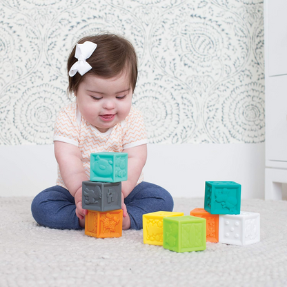 INFANTINO Senso Balls, Blocks & & Buddies Silikonspielzeug 20-teilig