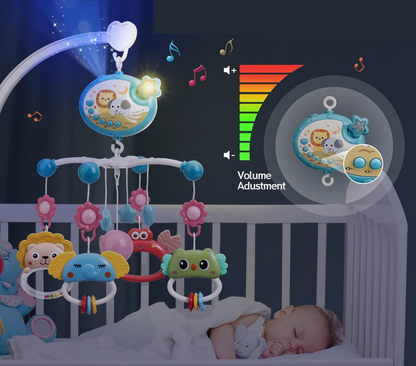 MINI TUDOU Mobile mit Projektor und 150 Schlafliedern + Fernbedienung ENGLISCHE SPRACHE