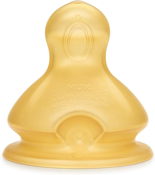 NUK First Choice+ cumisüveg cumik, 2 db M 0–6 hónap LATEX