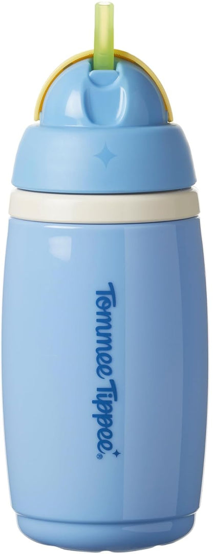 TOMMEE TIPPEE Active Straw Cup Trinkflaschenbecher mit Strohhalm 266 ml 12 m+