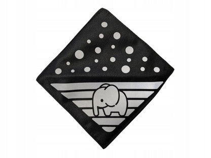 VELOTA Klett-Reflektoren für Kinderwagen 12 x 12 cm ELEFANT 1 Stück