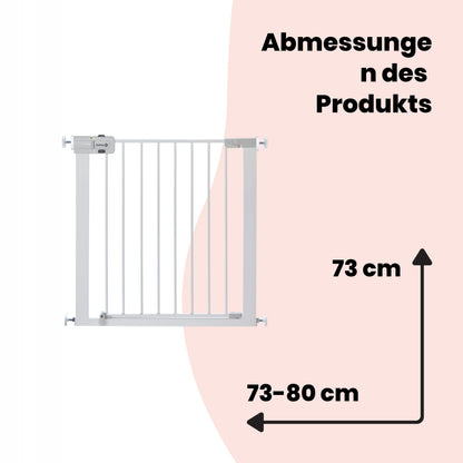 SAFETY 1ST Flat Step Treppenschutzgitter zur Klemmmontage