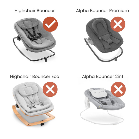 HAUCK Spielbogen mit Spielzeug für die Babywippe HIGHCHAIR BOUNCER – Produktfoto 2