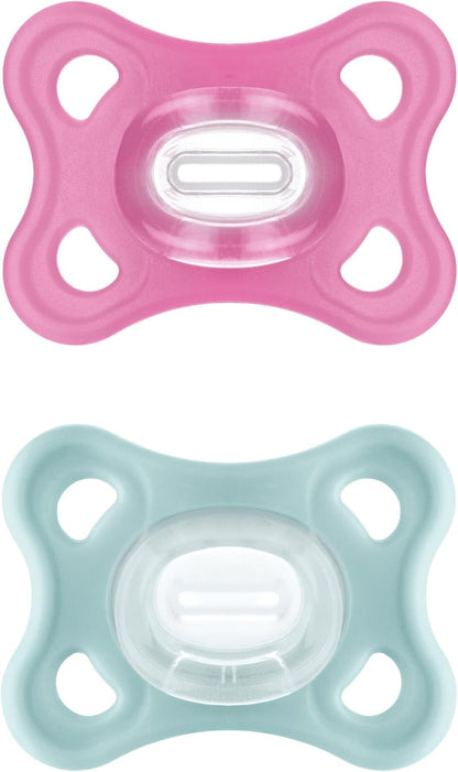 MAM Comfort Silikon-Schnuller x2, 3–12 Monate