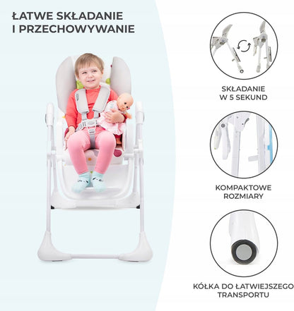 KINDERKRAFT YUMMY Hochstuhl mit Tablett