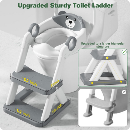 Toilettentrainersitz mit Stufen 2in1