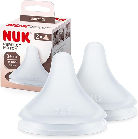 NUK Perfect Match cumlík M so stredným prietokom 3 m+