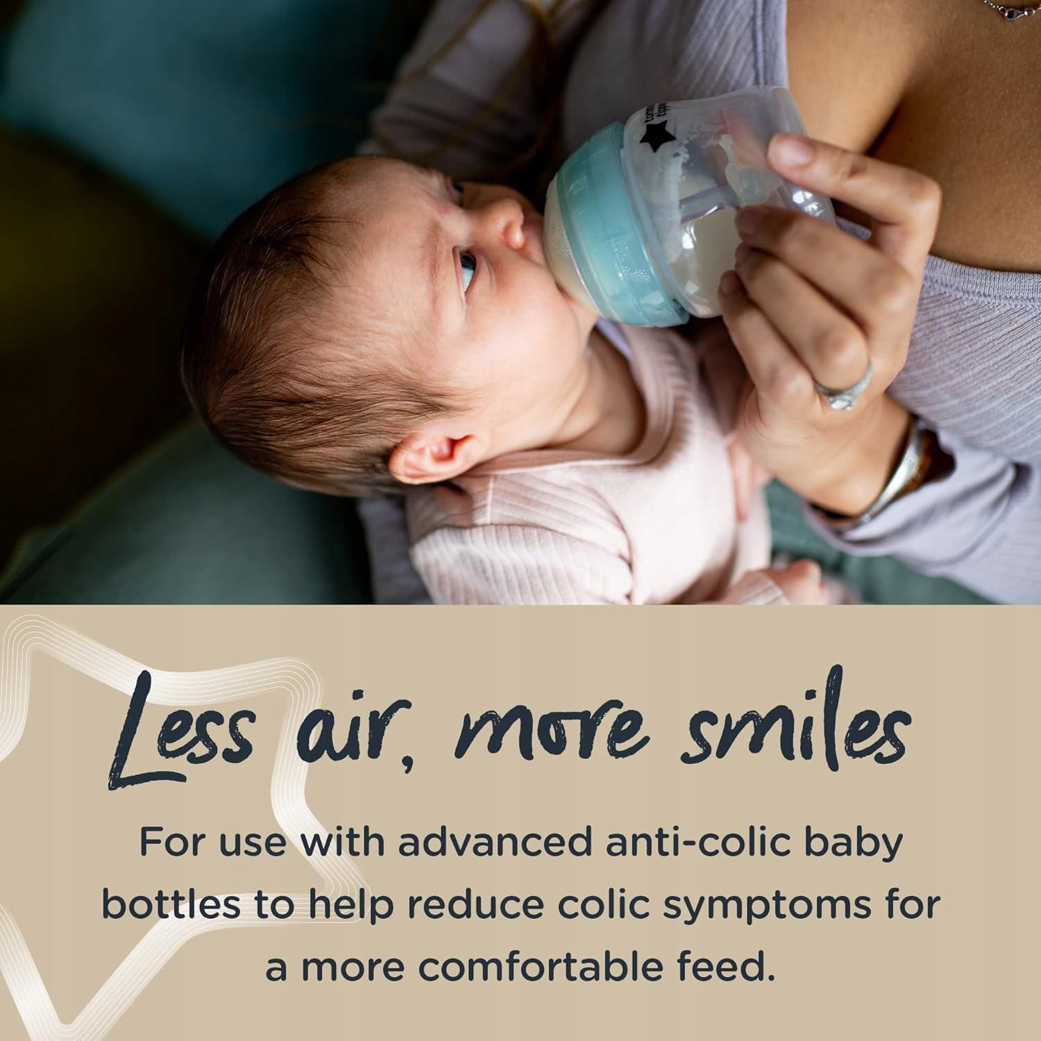 TOMMEE TIPPEE smoczki ADVANCED ANTI-COLIC 3msc+ x2