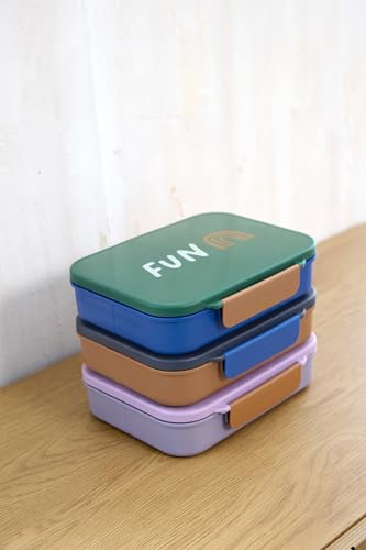 LÄSSIG Little Gang Smile Bento-Snackbox mit Fächern
