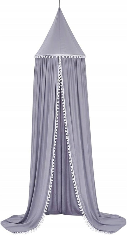 BALDACHIN pe structură cu pompoane 240 cm