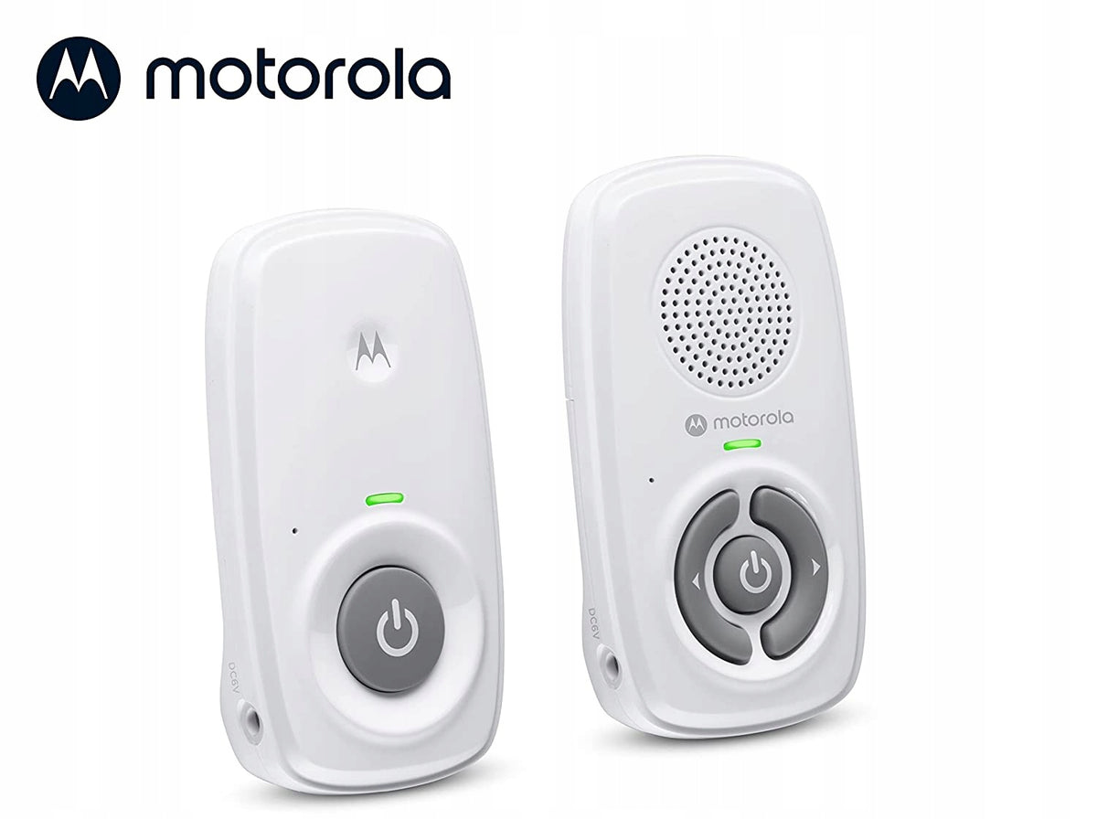 MOTOROLA MBP21digital audio nannycolour whiteunit dimensions 9.5 x 5.2 x 3.5 cmmains power supply for the baby
