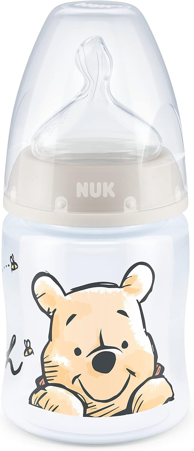 NUK First Choice+ FLASCHE 150 ml 0-6 m mit Temperaturanzeige WINNIE PUUH