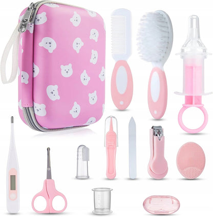 LICTIN Baby-Pflegetset 12-teilig + Etui