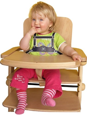 SUNNYBABY harnais ceinture de sécurité pour chaise haute d'alimentation OURS 6 m+
