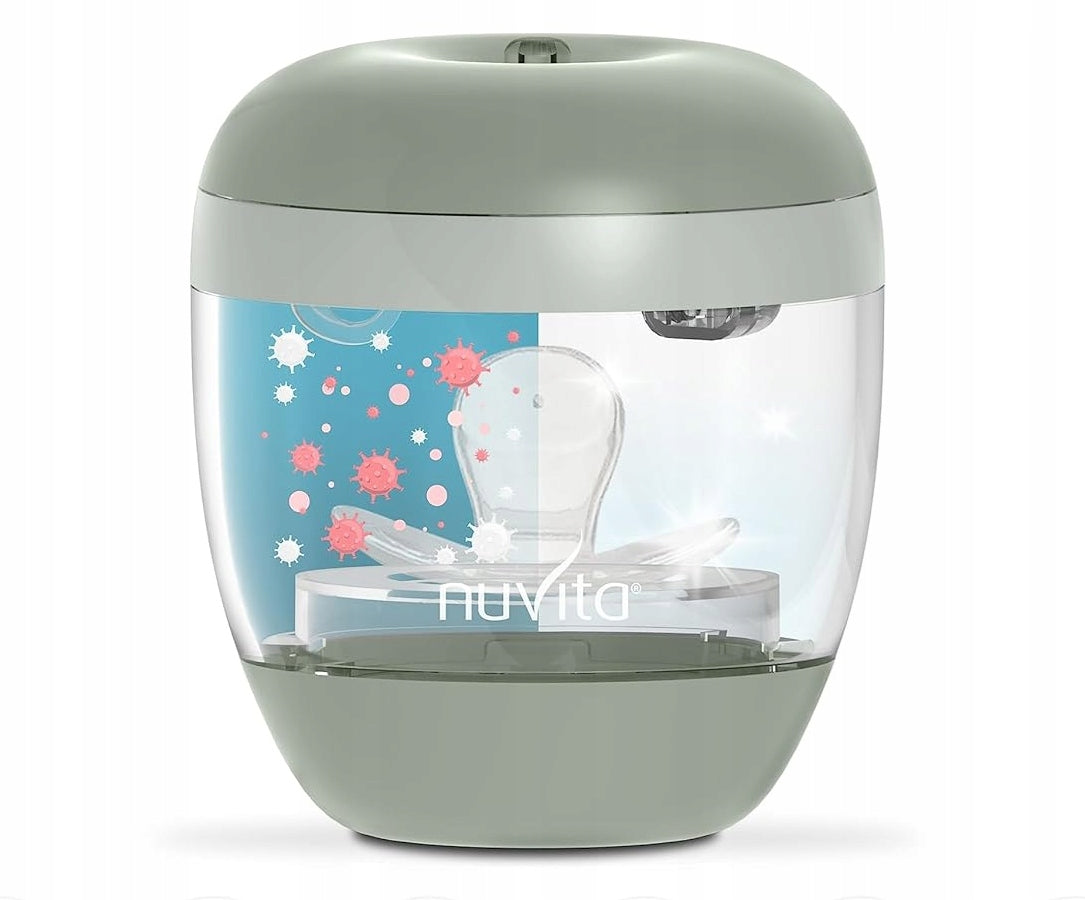 NUVITA MellyPlus 2 podręczny sterylizator UV do smoczków butelek 2 minuty