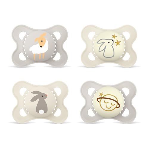 MAM Original Day & Night smoczek uspokajający x4 0-6m ŚWIECĄCE