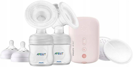 PHILIPS AVENT SCF397/11electric double breast pumpcolour pinkdimensions approx. 10 x 20 x 27 cmweight approx