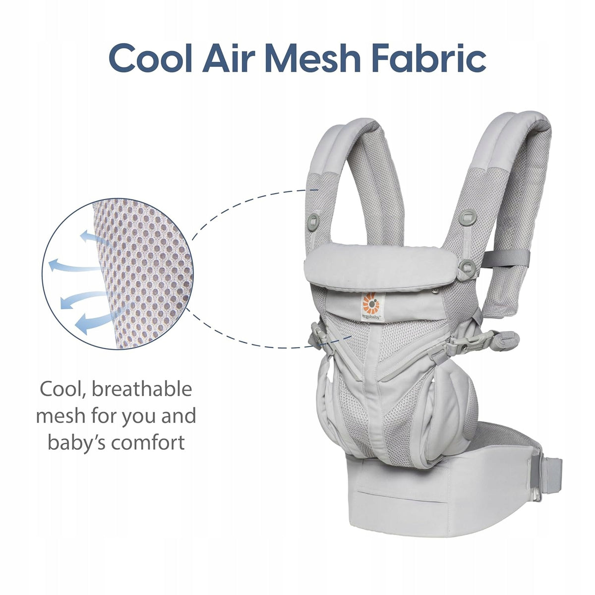 ERGOBABY OMNI 360 COOL AIR MESH ergonomische Babytrage 3,2-20,4kg