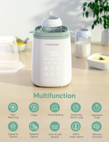 MOMCOZY 4-in-1 Flaschen- und Gläschenwärmer