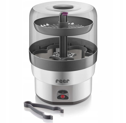 REER VapoMax gőzsterilizáló 6 üveghez + csipesz