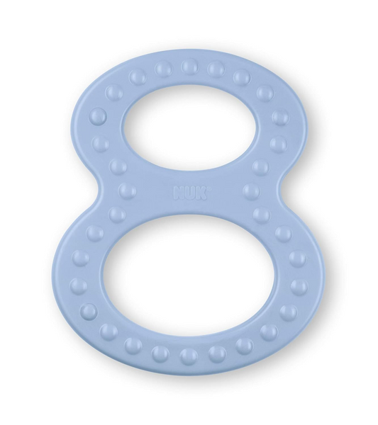 NUK Silikon-Beißring, 2 Stück, 6,5 x 8 cm, ab 0 Monaten – Produktfoto 2