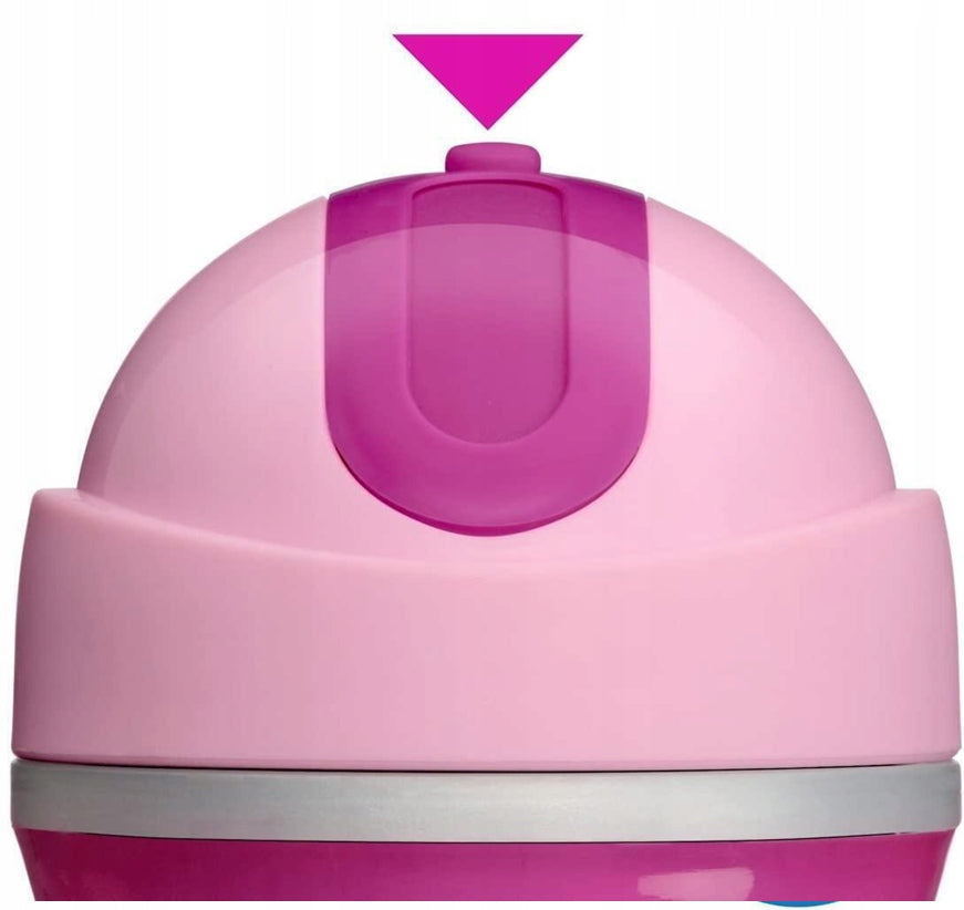 CHICCO Sport Cup Trinkbecher mit Strohhalm 300 ml 14 Monate+
