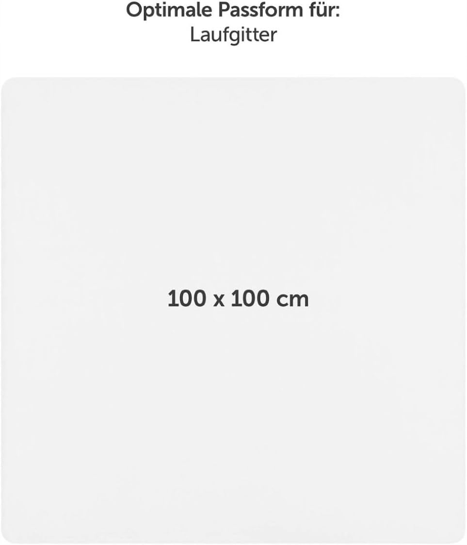 LALENI prześcieradło ze ściągaczami 100x100 białe, miękkie prześcieradło z gumką 100 x 100 cm do łóżeczka