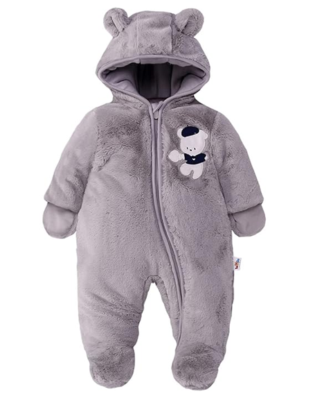 JIAMY Winteroverall mit Kapuze 6-9 Mon.