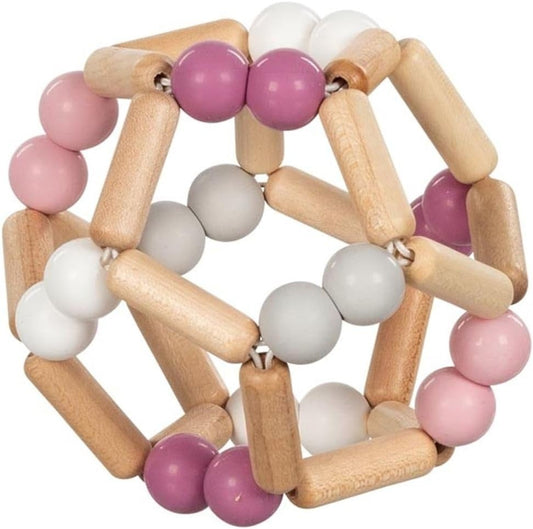 GOKI Baby flexibler Holz-Greifball 10 x 10 cm