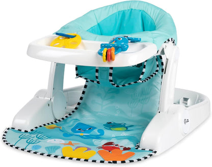 Baby Einstein Sea of Support 2-in-1-Sitz mit herausnehmbarer Ablage 4m+