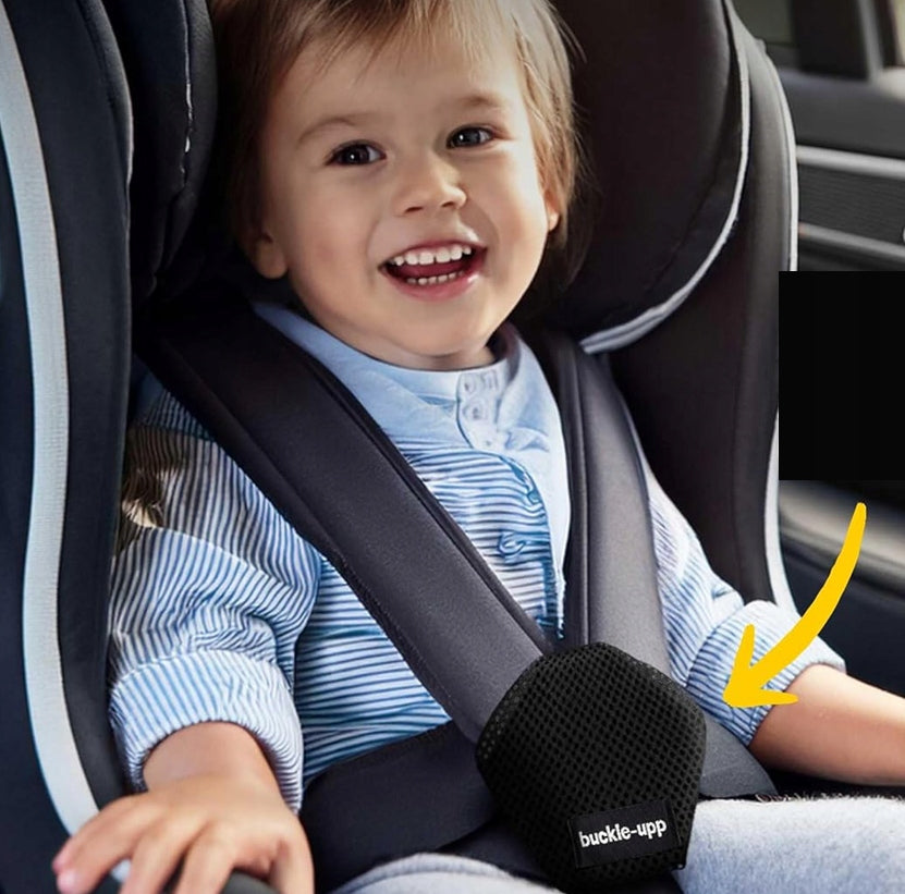 BUCKLE-UPP Gurtschutz zur Vermeidung des Abschnallens im Kindersitz