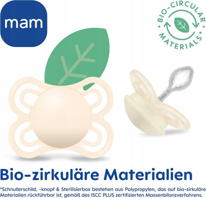 MAM Perfect smoczek uspokajający x2 0-6msc + box