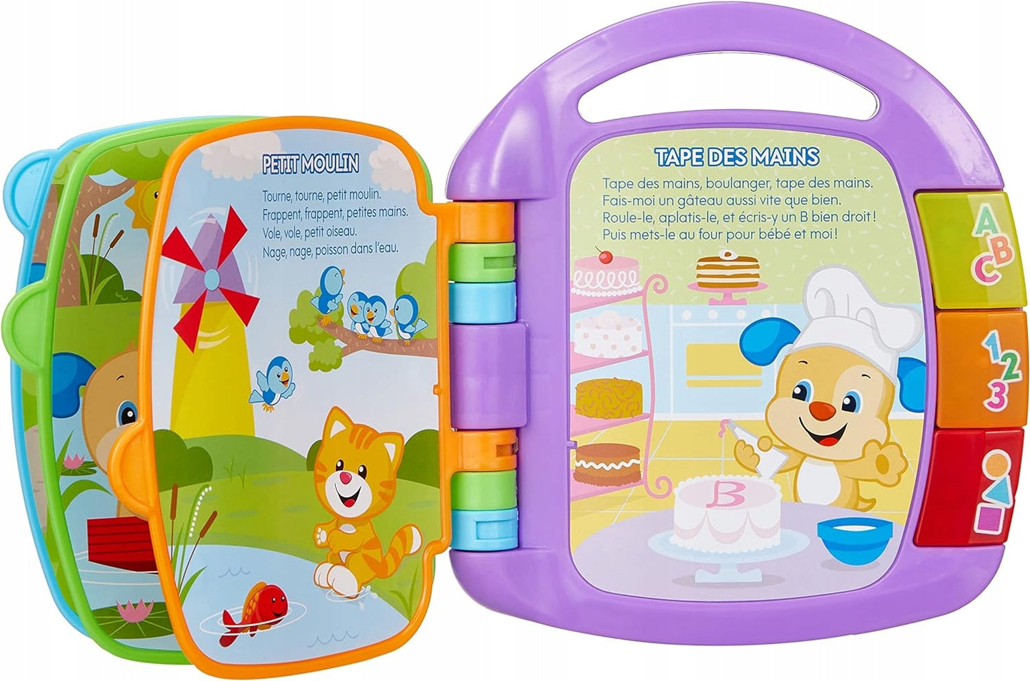 FISHER-PRICE CDH49 electronic educational book in Italian
